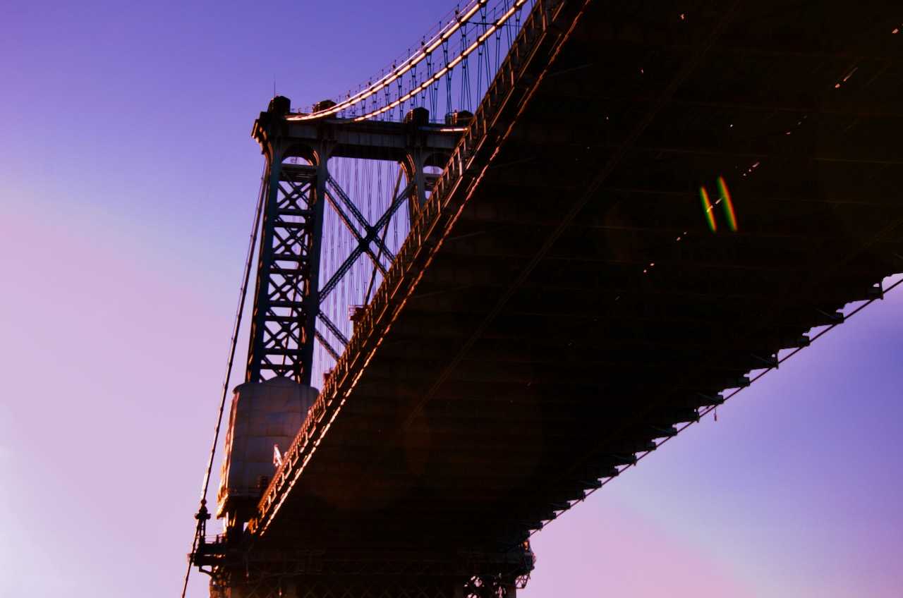 Manhattan Bridge at Sunset